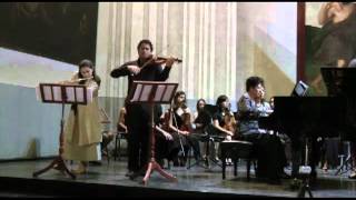 Triple concierto violín, flauta y clave de J.S. Bach
